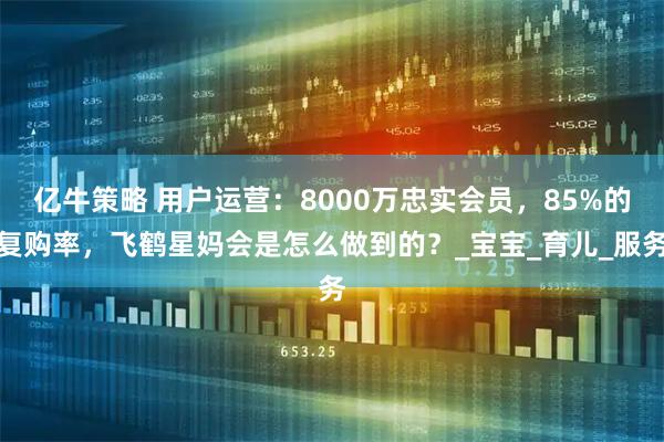 亿牛策略 用户运营：8000万忠实会员，85%的复购率，飞鹤星妈会是怎么做到的？_宝宝_育儿_服务