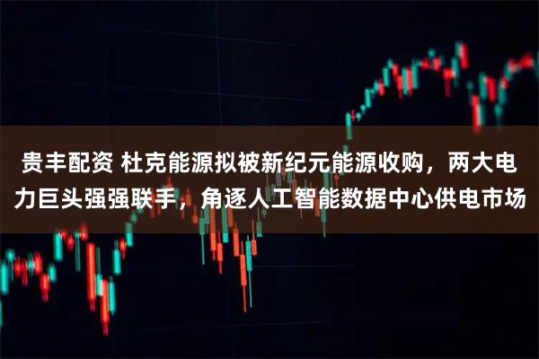 贵丰配资 杜克能源拟被新纪元能源收购，两大电力巨头强强联手，角逐人工智能数据中心供电市场