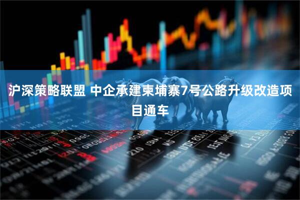 沪深策略联盟 中企承建柬埔寨7号公路升级改造项目通车